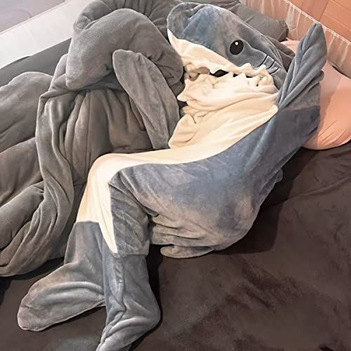 Cozy Winter Shark Blanket