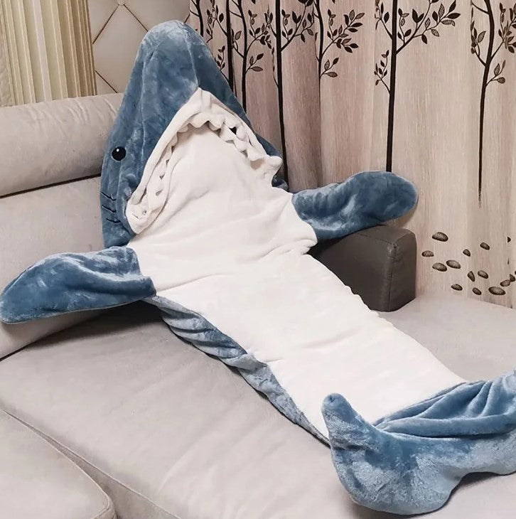 Cozy Winter Shark Blanket